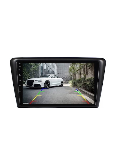 Skoda Rapid Araç Multimedya Android Ekran Carplay Navigasyon Double Teyp 4+64 9" 13-18 Black Cadence