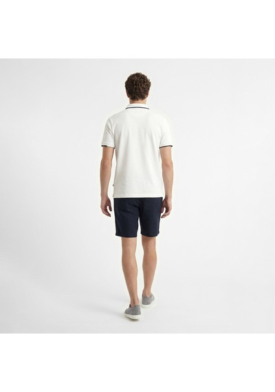 Nautica Erkek Beyaz Regular Fit Polo Yaka T-shirt Düz K65348t Beyaz