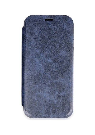 Newface Apple Uyumlu iPhone 16 Pro Max Kılıf Flip Cover Glblseme - 9 - Lacivert
