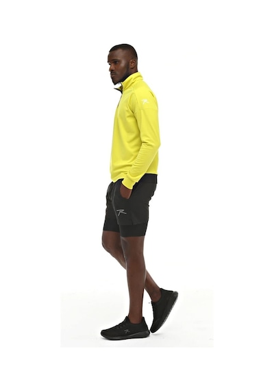Erkek Taytlı Spor Şort Pan Siyah 001