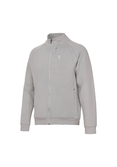 Hummel Pamuklu Dik Yaka Fermuarlı Sweat Erkek Sweat 922581-2521 Gri
