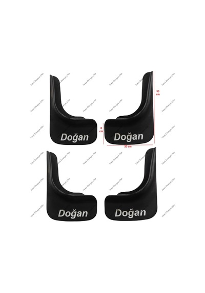 Tofaş Doğan Uyumlu 4'lü Ön Arka Set Paçalık Çamurluk Tozluk TFS1UX901