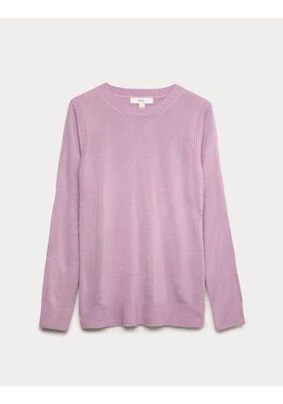 Marks & Spencer Süper Yumuşak Yuvarlak Yaka Kazak T38001185 Lila Marks & Spencer Süper Yumuşak Yuvarlak Yaka Kazak T38001185 Lila