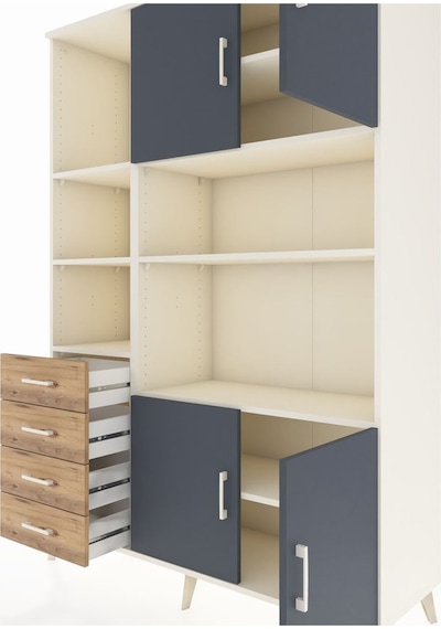 Hyperion Dolap 8 Raflı 4 Çekmeceli 4 Kapaklı 132x44x195 Aytaşı-antrasit/çam Antrasıt/atlas Çam Hyperion Dolap 8 Raflı 4 Çekmeceli 4 Kapaklı 132x44x195 Aytaşı-antrasit/çam Antrasıt/atlas Çam