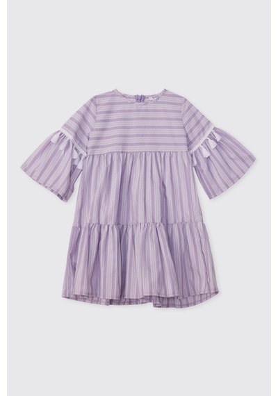 Panço Kız Bebek Lila Elbise 2611gb26056 Mor