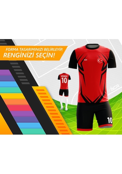 Acr Giyim Kişiye Özel Futbol Forması - Dizayn : Taç