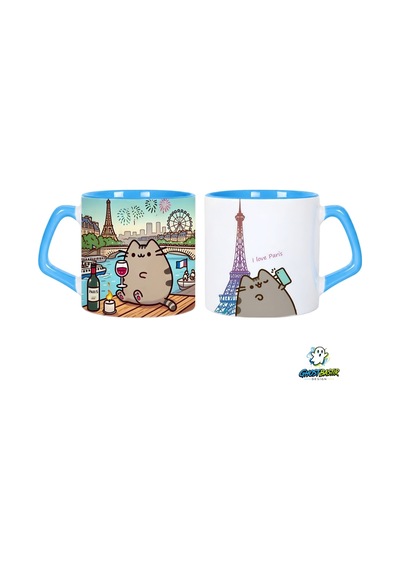 Pusheen Pariste Kupa Bardak Tek Adet 0685 Çok Renkli