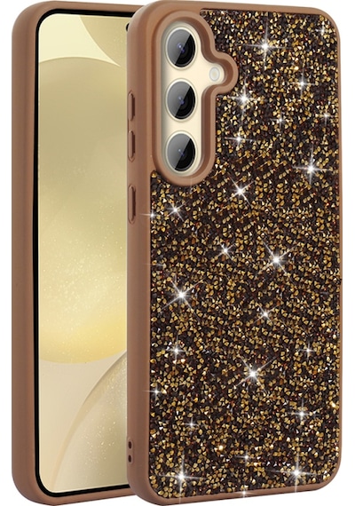 Nihcase Samsung Uyumlu Galaxy A35 Kılıf Parlak Taşlı Tasarım Pırlanta Kapak