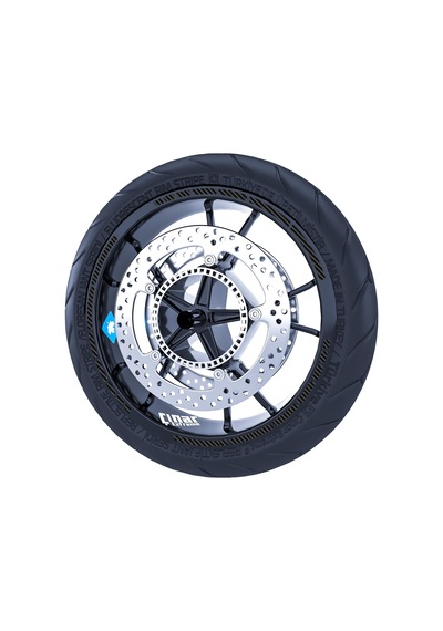 Karbon Fiber Dokulu Moto GP Stili Jant Şeridi Sticker Çınar Extreme