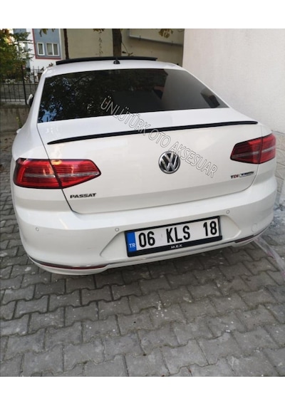 OtoÇizgi Vw Passat B8 Spoiler Bagaj Üstü Spoiler - Spoyler Piano Black OtoÇizgi