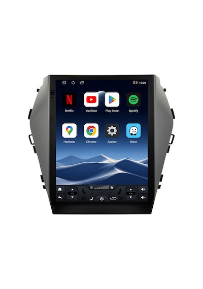 Hyundai Santa Fe 2012-2016 Tesla Android Multimedya Carplay Android Auto Navigasyon 8gb Ram 128gb 9.7''