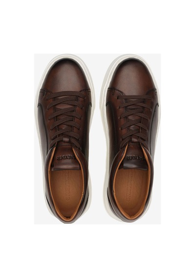 Greyder 64822 Erkek Hakiki Deri Sneaker Ayakkabı Kahve