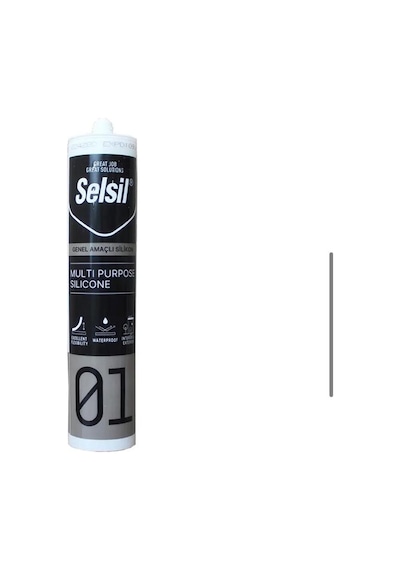 Genel Amaçlı Silikon Şeffaf 280gr 1 Adet