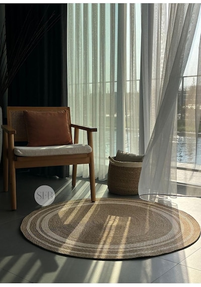 Home Turko Jüt Kilim, Paspas, Mutfak Halısı, Banyo Paspası, Kilim, Halı, Oturma Odası Halısı, Balkon Paspası 90 Diğer