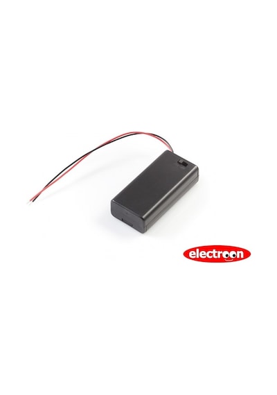 Electroon 2Li Kalem Pil Kutusu Kapaklı Anahtarlı 2Xaa
