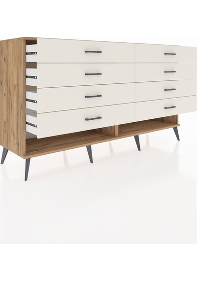 Hyperion Konsol 8 Çekmeceli 176x44x99 Çam-çam/aytaşı Çam-çam/aytaşı