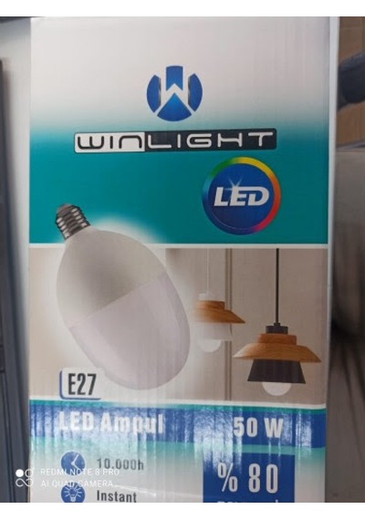 Wınlıght Led Yumurta Ampul. 50W. E27. Beyaz Işık