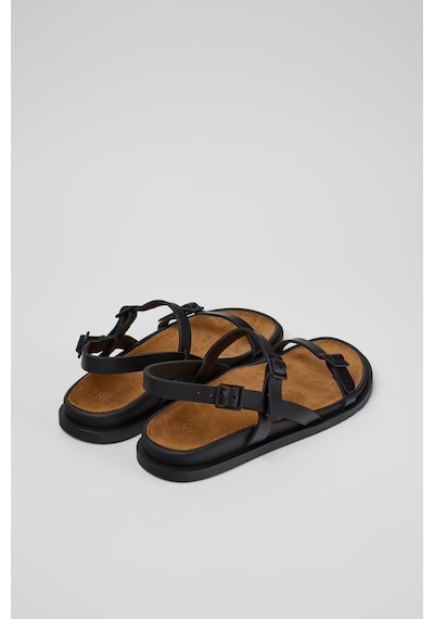 Camper Lluc Sandal Kadın Deri Sandalet K201883-001 Siyah