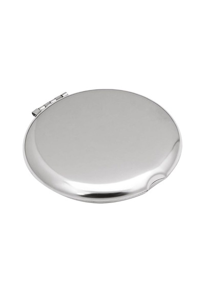 Gaman Yuvarlak Mini Metal Cep Aynası, Taşınabilir Makyaj Aynası,
