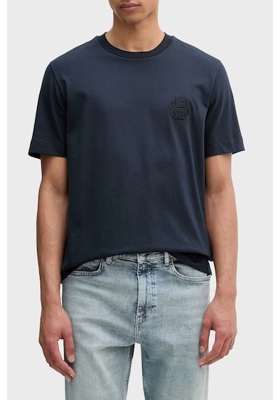 Boss Erkek T Shirt 50560328 404 Lacivert