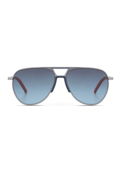 Despada Ds 2422 C3 58 Erkek Polarize Pilot Gümüş Degrade Metal Güneş Gözlüğü Gri