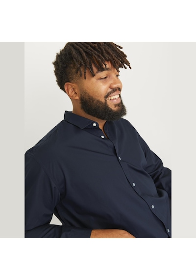 Jack & Jones Büyük Beden Uzun Kollu Gömlek - Joe - 12200623 Çok Renkli