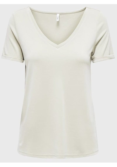 Only Kadın Trixie Life V Yaka T-shirt - 15319135 001