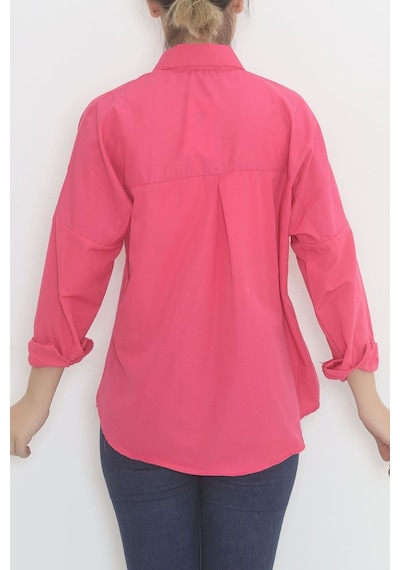 Bensu Store - Salaş Gömlek Fuşya - 293.1247. 001