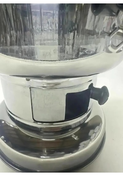 Vezir-iş 4 Litre Kömürlü Semaver Siyah Kulp