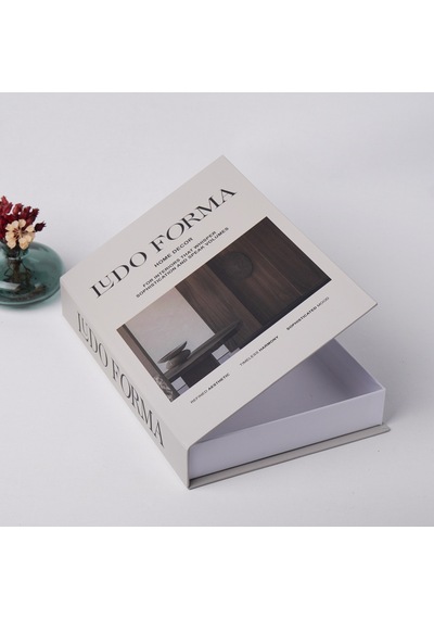 Kitap Görünümlü Dekoratif Kutu, İskandinav Tarzı Kitap Şeklinde Saklama Kutusu Ludo