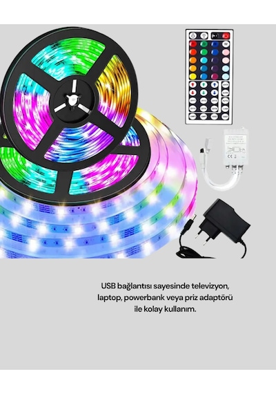 Su Geçirmez 10m Smart Şerit Led Tv Arkası Ve Oda Dekorasyonu İçin 70938240