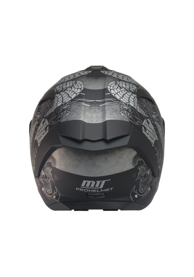 X340 Goldy Grey Motosiklet Kaskı Spoiler Mod Güneş Vizörlü Full Face Kask Çok Renkli