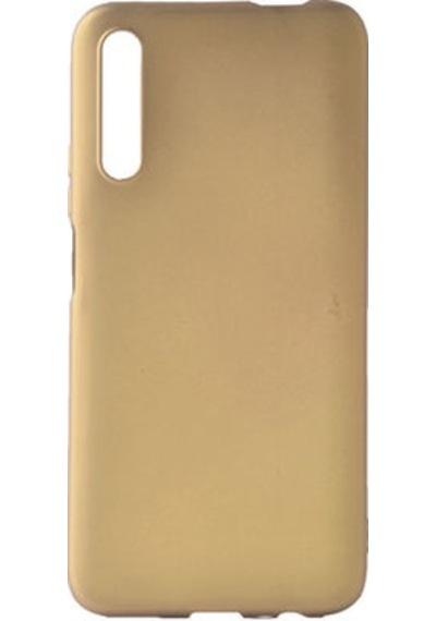 Huawei P Smart Pro 2019 Kılıf Esnek Yapılı İnce Slim Silikon Kapak Ryc/premier Gold