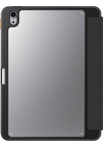 Apple Uyumlu iPad  Air 11 2024 Kılıf Skinarma Baskı Tasarımlı 360 Tam Koruma Standlı Gamma Kılıf Siyah