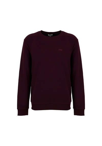 Jeep Bordo Erkek Sweatshirt J5wm-swt7221