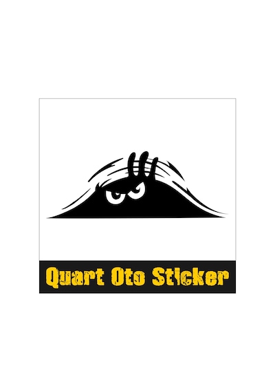 Bagajdan Bakan Adam Oto Sticker, Araba Sticker (222340733)