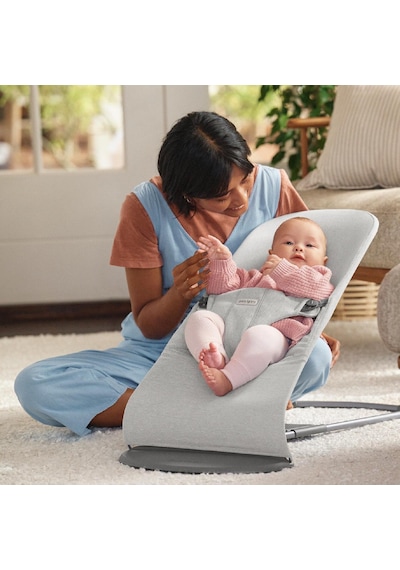 Babybjörn 2'li Set Bliss Ana Kucağı Woven Melange & Kanguru Mini 3d Jersey Light Grey