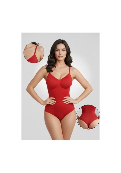 Mistirik Mimola Model 3 Bölge Etkili Örmekumaş Yapılı String Body Kırmızı Renk042