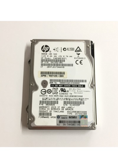 HP Uyumlu G8 G9 300-Gb 6G 10K 2.5 Sas Sc Hard Drive 693569-001