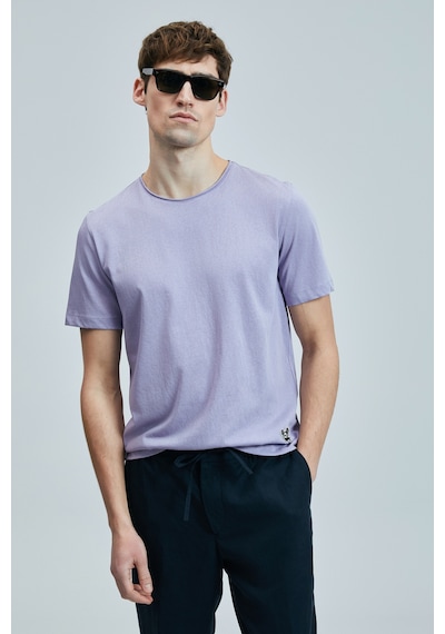 Lufian Junya Erkek Basic Tişört Lila Lila 111020259100870 Lila