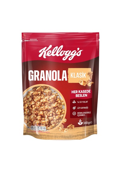 Kellogg's Granola Klasik 340 G - 6 Adet Tarı