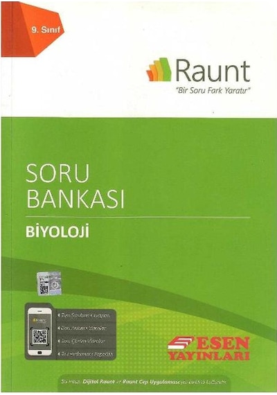 Esen Ve Raunt Yayınları 9. Sınıf Biyoloji Soru Bankası - Mehmet Gürler
