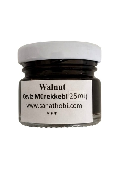 Walnut Ink Ceviz Mürekkebi-gölge Yazı-copperplate Mürekkebi-walnut 25ml-ink Ceviz Rengi Çok Renkli