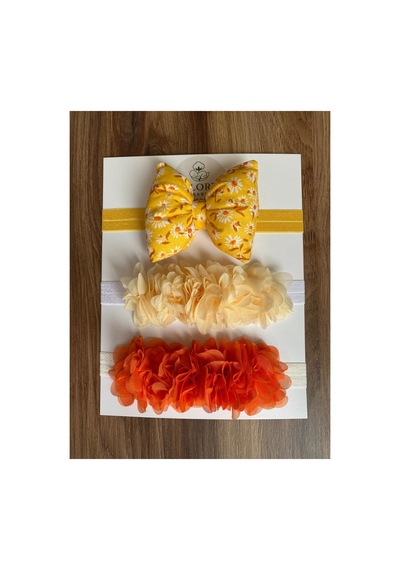 3'lü Bebek Bandana Seti Fiyonk- Çiçek Turuncu Çiçek - Krem Çiçek- Çiçekli Fiyonk Turuncu Çiçek - Krem Çiçek- Çiçekli Fiyonk 3'lü Bebek Bandana Seti Fiyonk- Çiçek Turuncu Çiçek - Krem Çiçek- Çiçekli Fiyonk Turuncu Çiçek - Krem Çiçek- Çiçekli Fiyonk