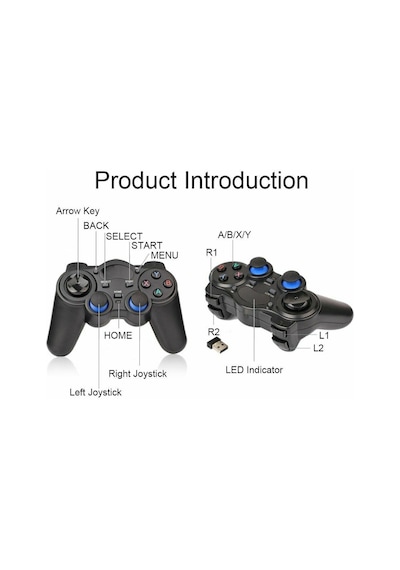 Tv & Pc Smartphone Usb Kablosuz Joystick Oyun Denetleyici Gamepad