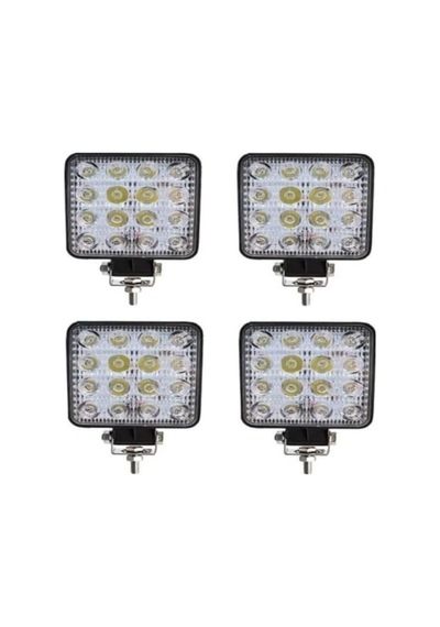 16 Ledli Çalışma Lambası 12-24 Volt İle Uyumlu 1 Yıl  4 Adet