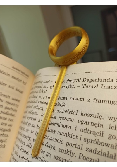 Yüzük Tasarımlı Kitap Ayracı Zarif Ve Fantastik Dokunuş