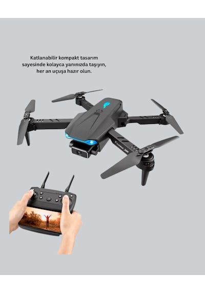 Katlanabilir 4k Kamera Drone Uzaktan Kumandalı Profesyonel Drone