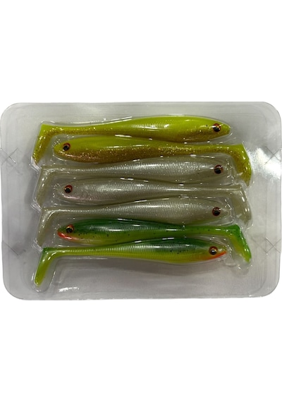 Daiwa Prorex Duckfin Shad 9cm 7 Adet Silikon Yem Uv Set