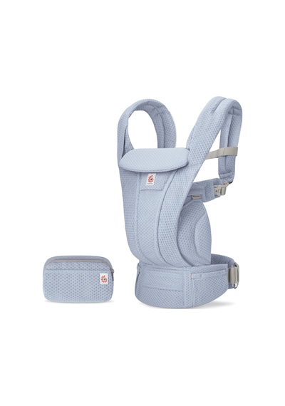 Ergobaby Omni Deluxe Mesh (Serane Blue) , 4 Farklı Taşıma Pozisyonlu Ergonomik Kanguru , 0-4 Yaş